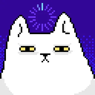 Стикер Pixel Cat 😐