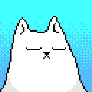 Стикер Pixel Cat 😳
