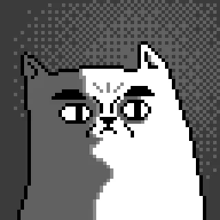 Стикер Pixel Cat 😶