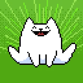 Стікер Pixel Cat  😠