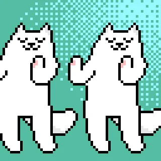 Стикер Pixel Cat 💃