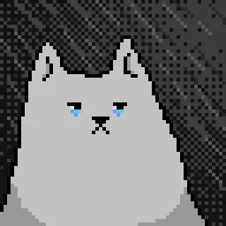 Стикер Pixel Cat 😢