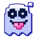 Емодзі Pixel Emoji 👻
