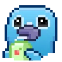 Pixel Pigeon Emoji stiker 🧃