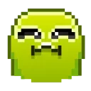 Стикер Pixel Pigeon Emoji  🤢