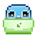 Pixel Pigeon Emoji stiker 💻