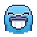 Pixel Pigeon Emoji emoji 😁