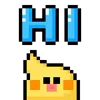 Pixel Planet emoji 👋