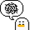 Pixel Planet emoji 😶