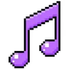 Pixel Planet emoji 🎶