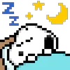  Pixel Snoopy emoji 😴