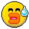 Pixel Emojis emoji 😓