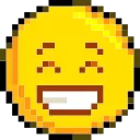 Pixelated emoji 😁