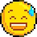 Pixelated emoji 😅