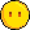 Pixelated emoji 😶