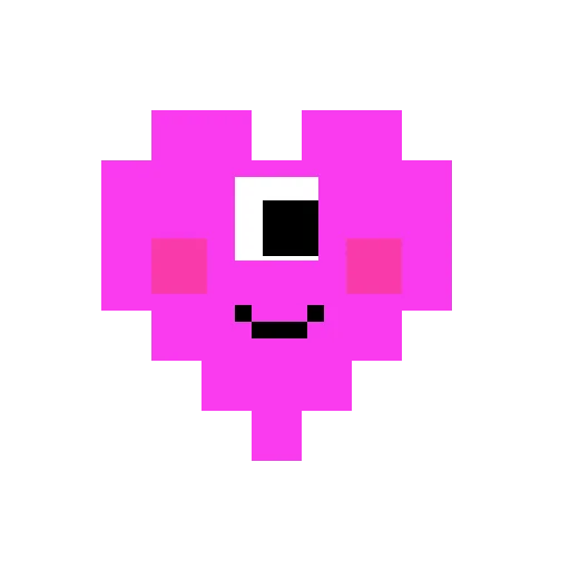 Стікер Pixel hearts 😊
