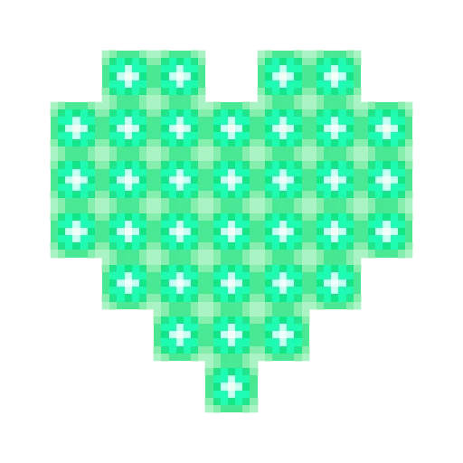 Стикер Pixel hearts ✅