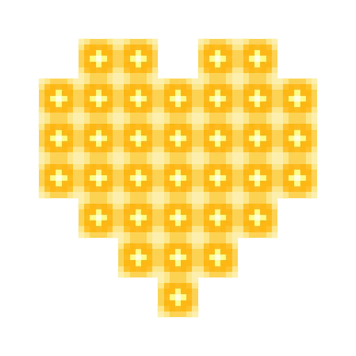 Стикер Telegram «Pixel hearts» ⚠️