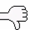 Емодзі Pixelki Emoji 👎