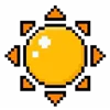 Емодзі Pixelki Emoji ☀️