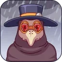 Plague Doctor Hawk emoji 🌧