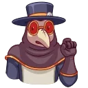 Plague Doctor Hawk emoji 😶