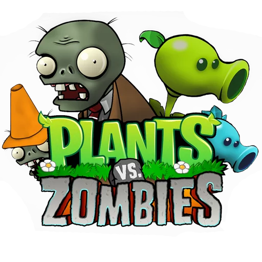 Стікер Telegram «Plants vs Zombies» 🙌