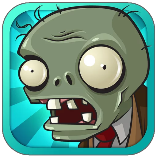 Стікер Telegram «Plants vs Zombies» 😧