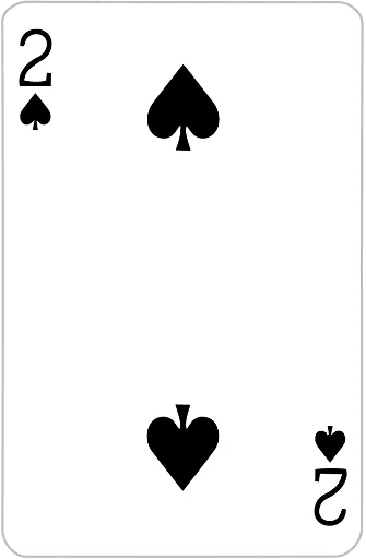 Playing cards emoji 2⃣
