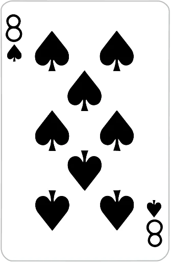 Стікер Playing cards 8⃣