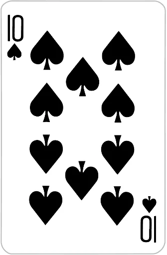 Playing cards emoji 🔟