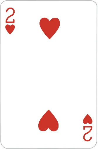 Playing cards sticker 2⃣
