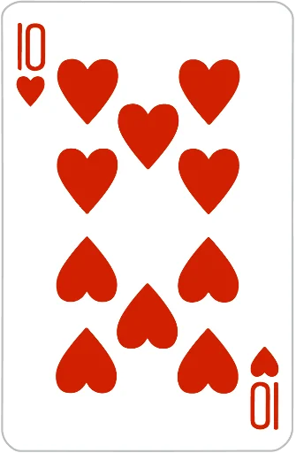 Стикер Playing cards 🔟