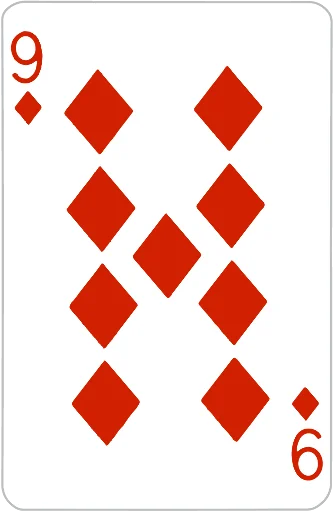 Playing cards sticker 9⃣