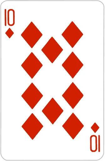 Стикер Playing cards 🔟