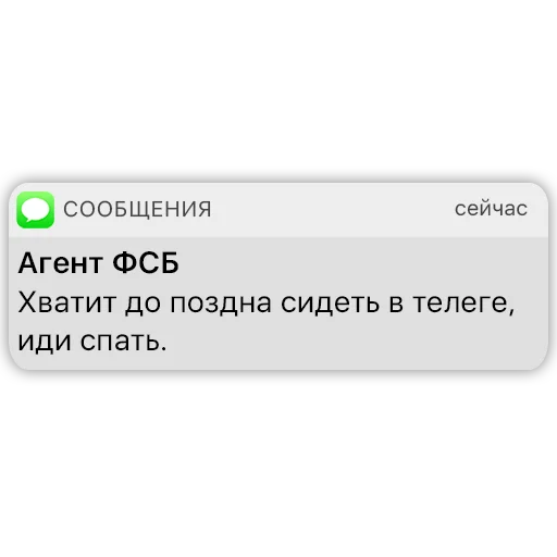 Стікер Telegram «Карманный ФСБшник» 💤