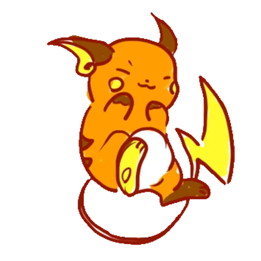 Telegram Sticker «Pokemon Art Drawings» 😚