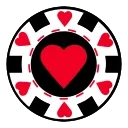 Poker chips emoji ♥️