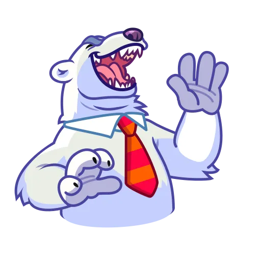 Polar Bear sticker 😂