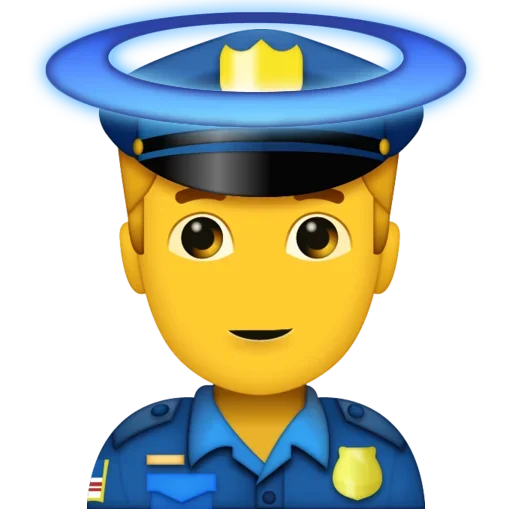 Police Stickers emoji 😉