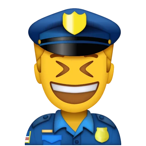 Эмодзи Police Stickers 😫