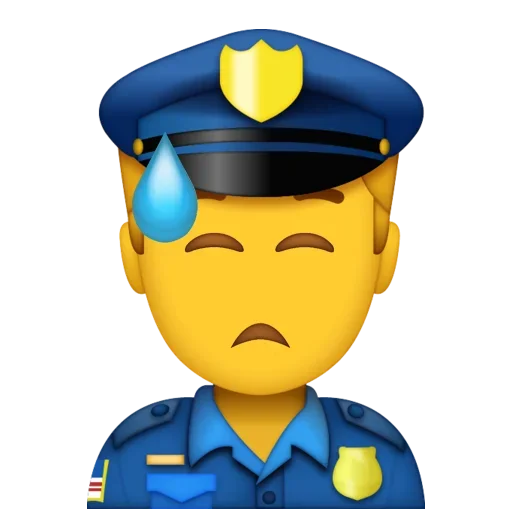 Эмодзи Police Stickers 🥳