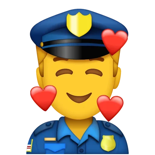 Эмодзи Police Stickers 🤪