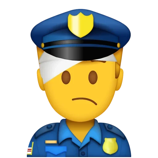 Эмодзи Police Stickers 🤪