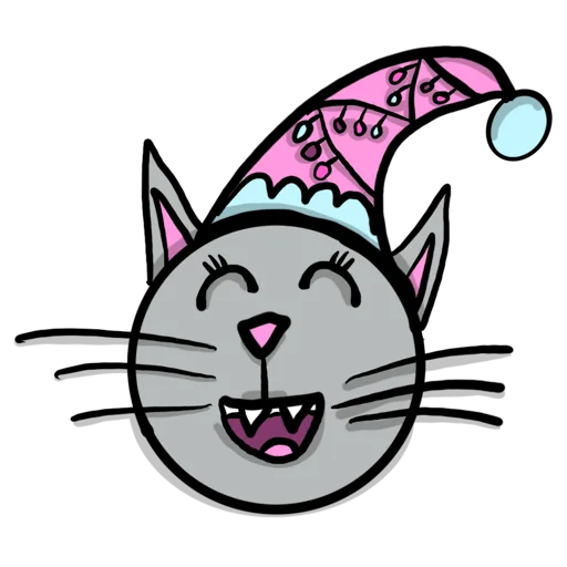 Telegram stickers Радужная кошечка | Rainbow kitty