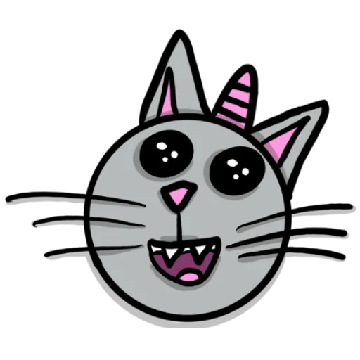 Telegram stiker «Радужная кошечка | Rainbow kitty» 🤩