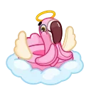 Pool Flamingo emoji 😇