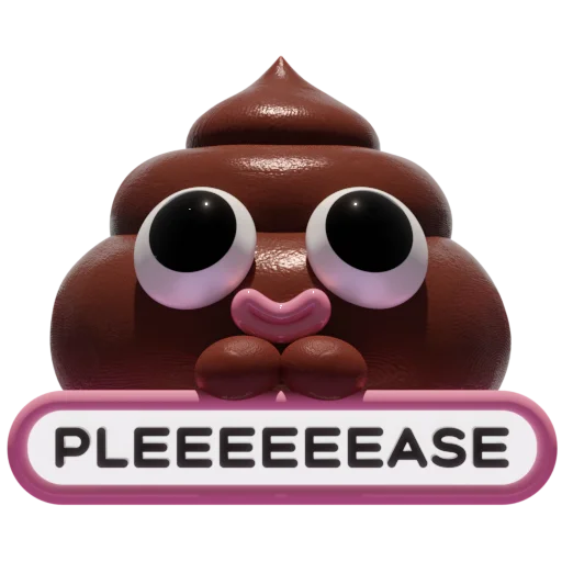 Telegram Sticker «Boo The Poo» 🖼