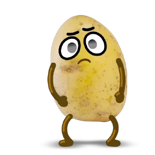 Potato sticker 😨