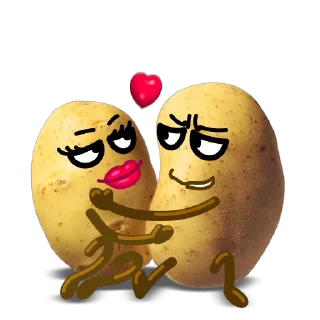 Potato sticker 👩‍❤️‍💋‍👨